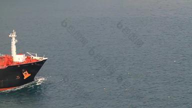 关闭原油石油油轮船超级石油油轮完整的石油航行博斯普鲁斯海峡海